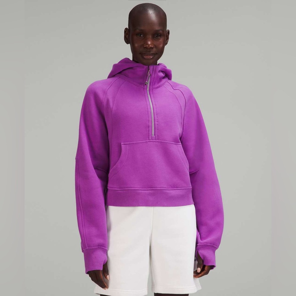 Lululemon discontinued Scuba Oversized Half-Zip Hoodie in
Moonlit Magenta HTF
